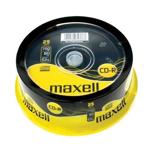 MAXELL CD-R 700 MB 52x 25 ks