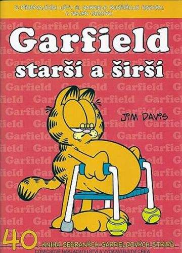 Jim Davis: Garfield Starší a širší (č.40)