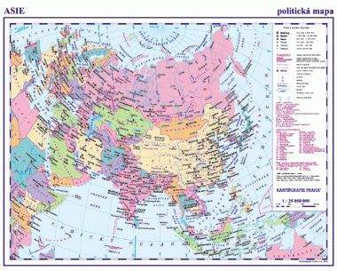 Asie-politická mapa