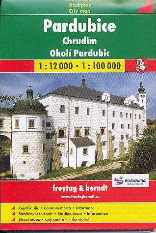 Plán města Pardubice, Chrudim a okolí 1:12000 a 1:100 000