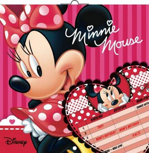 Plánovací W. Disney Minnie, 30 x 30 cm
