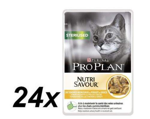 Purina Pro Plan CAT STERILISED Kuře kapsička 24x85 g