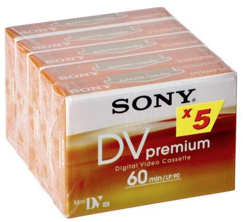 Sony Mini DV Premium 60 min 5 ks