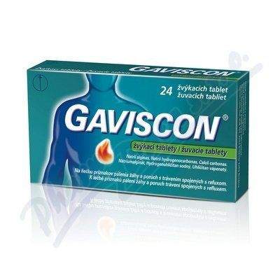 Gaviscon žvýkací tablety 24 ks