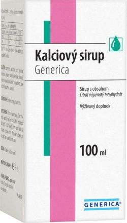 Generica Kalciový sirup 100 ml