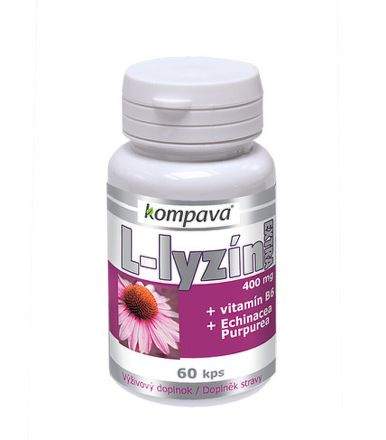 KOMPAVA L-lyzín extra 400 mg 60 tobolek