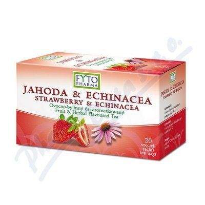 FYTOPHARMA Ovocno-bylinný čaj Jahoda +Echinacea 20x2 g
