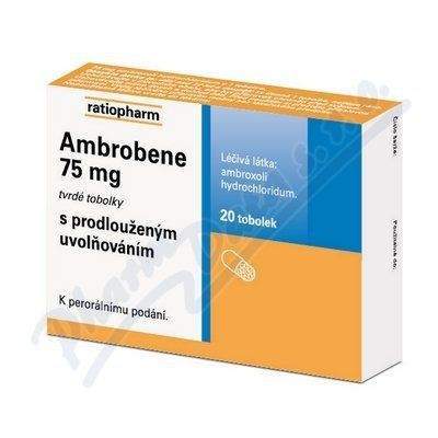Ambrobene 75 mg 20 kapslí