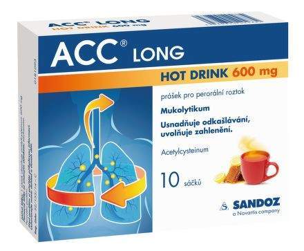 ACC LONG Hot drink 600 mg 10 sáčků