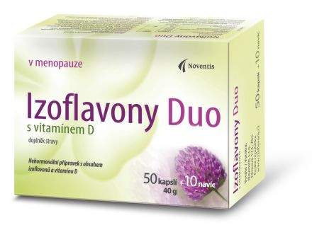 Izoflavony Duo s vitamínem D 60 tobolek