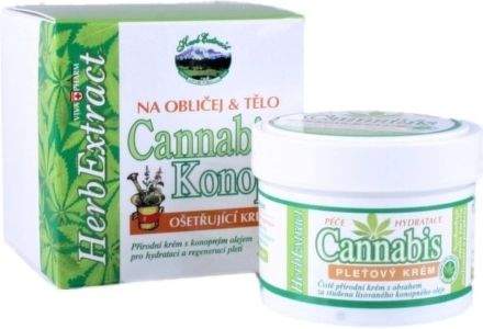 Vivaco Herb Extract Cannabis pleťový krém 75 ml