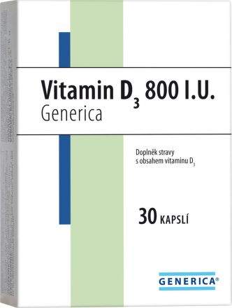 Generica Vitamin D 3 800 I.U. 30 tobolek