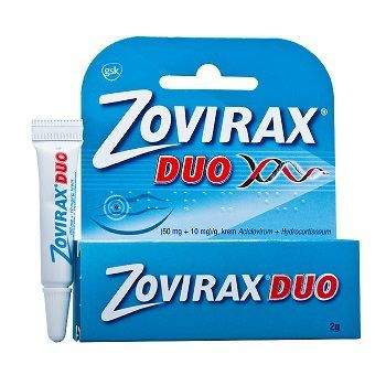 Zovirax Duo 50 mg/g+10 mg/g krém 1x2 g