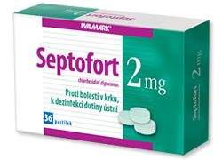 Septofort 2 mg 36 pastilek