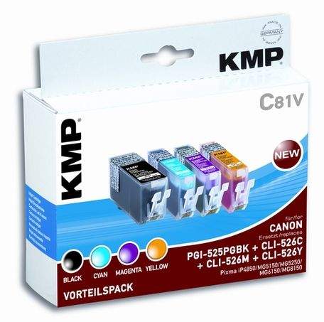 KMP C81V / PGI-525Bk CLI-526C/M/Y barevná
