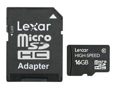 Lexar micro SDHC Class 10 16 GB