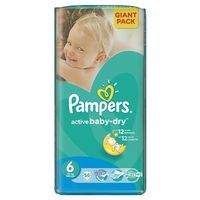 Pampers Active Baby-dry 6 Extra Large 56 ks