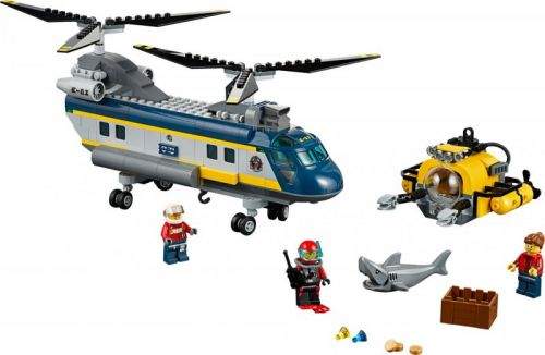 Lego City Vrtulník pro hlubinný mořský výzkum 60093