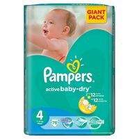 Pampers Active Baby-dry 4Maxi 76 ks