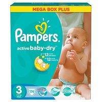 Pampers Active Baby-dry 3 Midi 174 ks