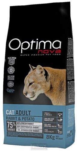 OPTIMAnova CAT RABBIT GRAIN FREE 8 kg