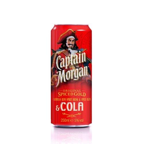 Captain Morgan Original Spiced Gold & Cola 0,25 l