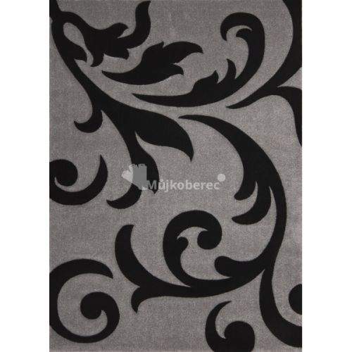 Lalee Lambada LAM 451 stříbrno-černý koberec