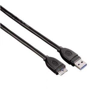 Hama Kabel USB 3.0 A -> micro B, 0,75 m černý