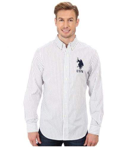U.S. Polo Assn. Vertikal Stripe Poplin Long Sleeve Sport košile