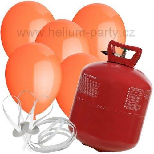 Worthington Industries EU Helium Balloon Time + 30 oranžových balónků
