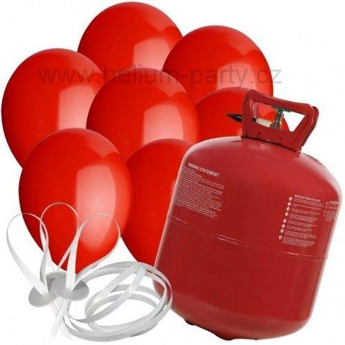 Worthington Industries EU Helium Balloon Time + 30 červených balónků