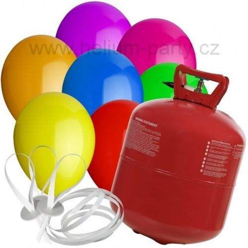 Worthington Industries EU Helium Balloon Time + 30 barevných balónků mix