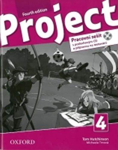 Hutchinson, Trnová, Tom Hutchinson, Janet Hardy-Gould: Project Fourth Edition 4 Pracovní sešit s poslechovým CD a přípravou na testování