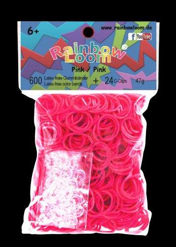 RAINBOW LOOM Original gumičky růžové