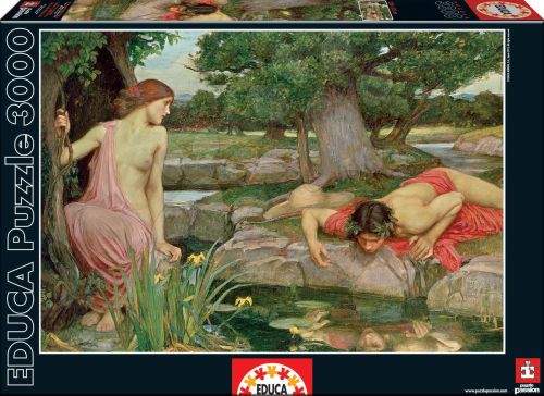 EDUCA Echo and Narcissus, JW Waterhouse 3000 dílků