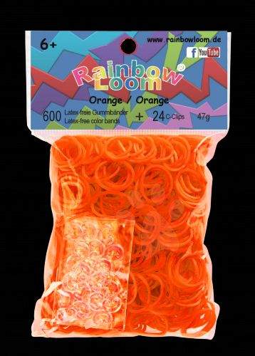 RAINBOW LOOM Original gumičky oranžové