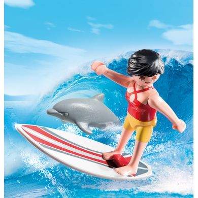 PLAYMOBIL Surfařka s delfínem 5372