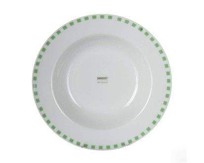 BANQUET CUBITO GREEN talíř hluboký 21,6 cm