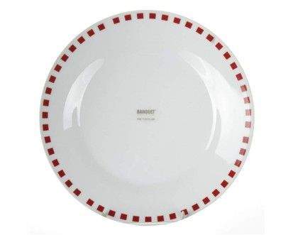 BANQUET CUBITO RED talíř desertní 19 cm