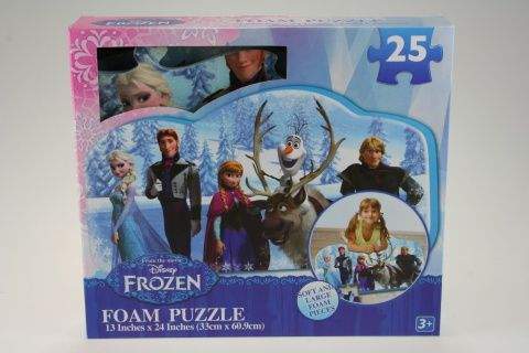 Lamps Puzzle pěnové Frozen 25 dílků