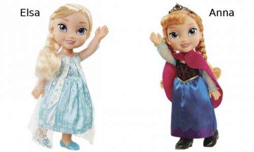 Jakks Pacific Ledové království Elsa a Anna v zimních šatech