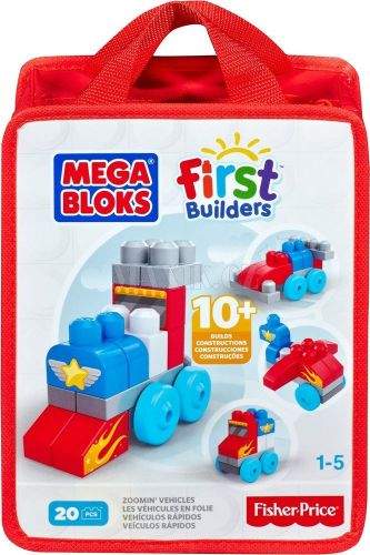 Megabloks First Builders autíčka 20 ks