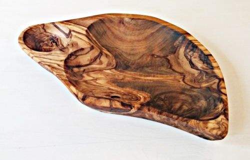 ELIXIR Crete sada dvou miska z olivového dřeva ve tvaru srdce