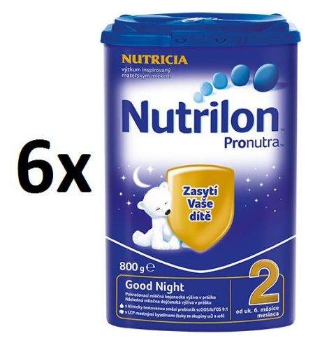 Nutrilon 2 Pronutra Good Night 6x 800 g
