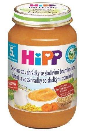 HiPP BIO Zelenina ze zahrádky se sladkými bramborami 6x190 g