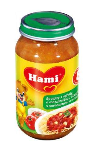 Hami Špagety s rajčaty a mozzarelou 6x200 g