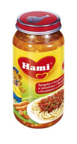 Hami Špagety s hovězím a zeleninou 6x250 g