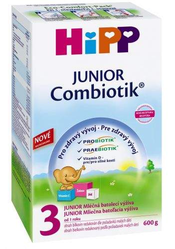 Hipp Pokračovací MKV 3 Junior Combiotik 4x600 g