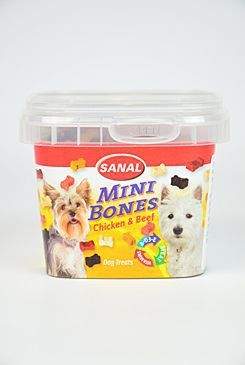 Trixie Sanal pes Mini Bones poloměká kostička kuře/hovězí 100 g
