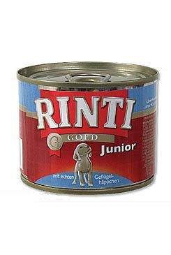 Rinti Dog Gold Junior konzerva drůbež 185 g